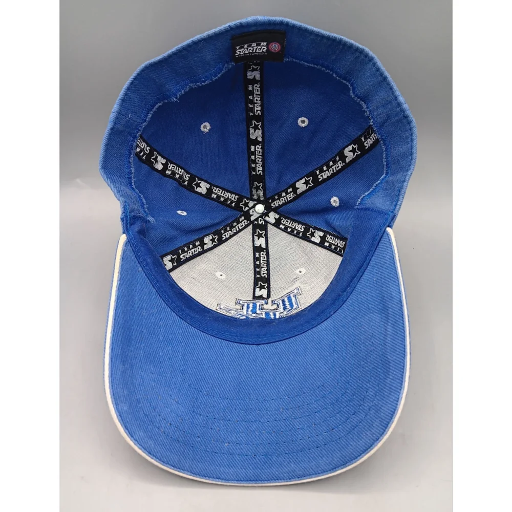 Vintage 90s Kentucky Wildcats OSFA Hat NCAA Cap Blue Starter Team